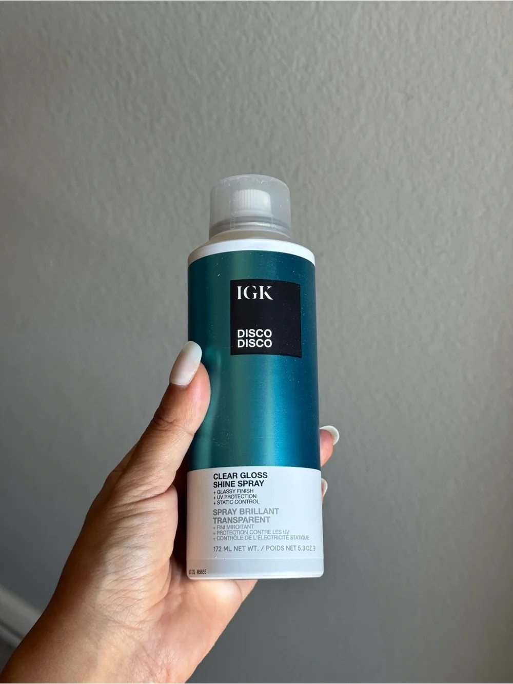 IGK Disco Disco Clear Gloss Shine Spray